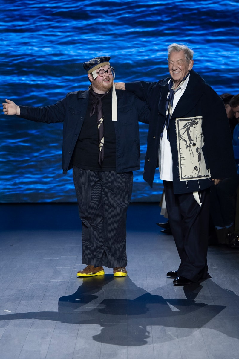 S.S.DALEY Fall/Winter 2023 "The Ninth Wave" FW23 Collection London Fashion Week Runway Show Sir Ian McKellen Kate Bush