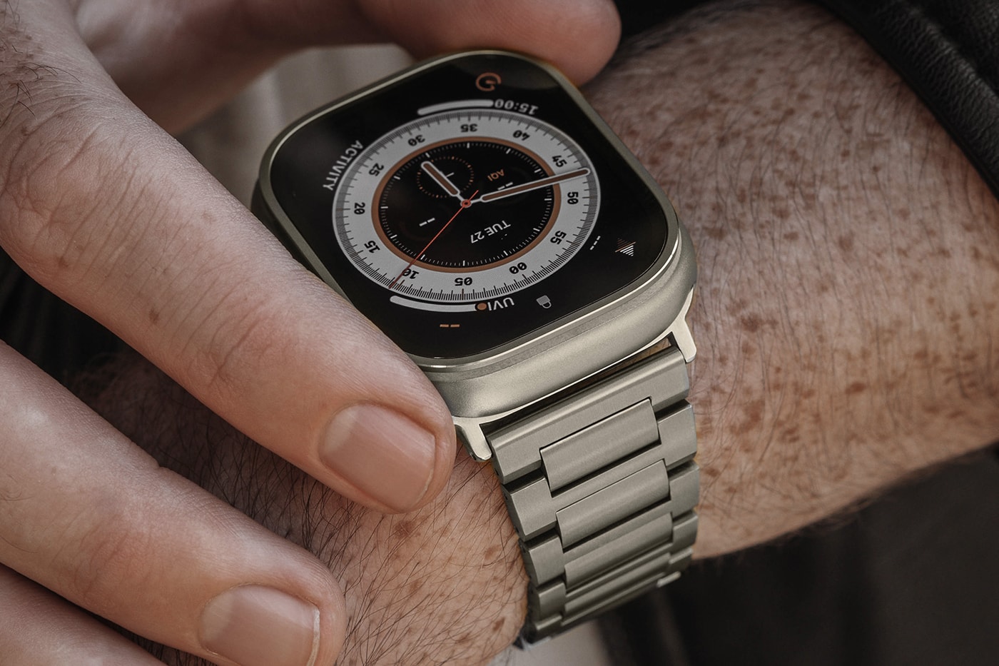 Stainless Steel Apple Watch Ultra Band - SANDMARC