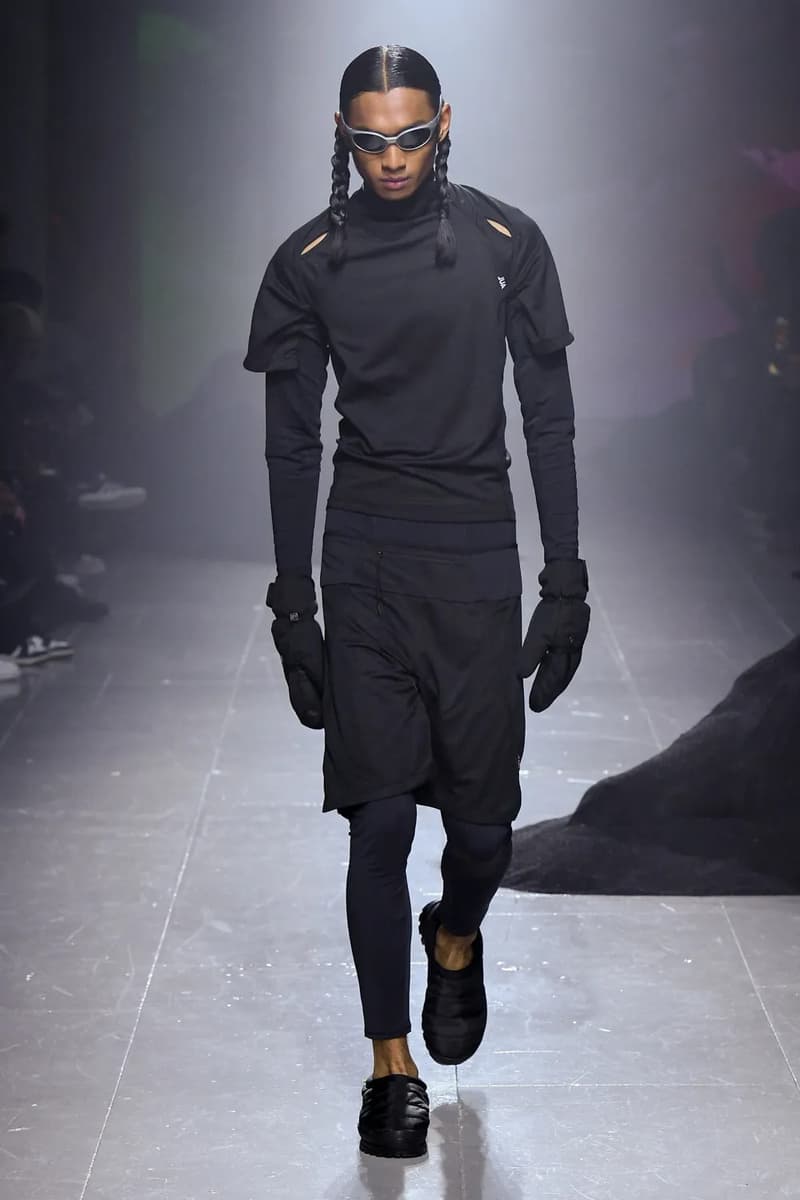 Saul Nash Fall Winter 2023 "Juxtaposition" Runway Show Collection Mens Sportswear Streetwear London Fashion Week FW23 