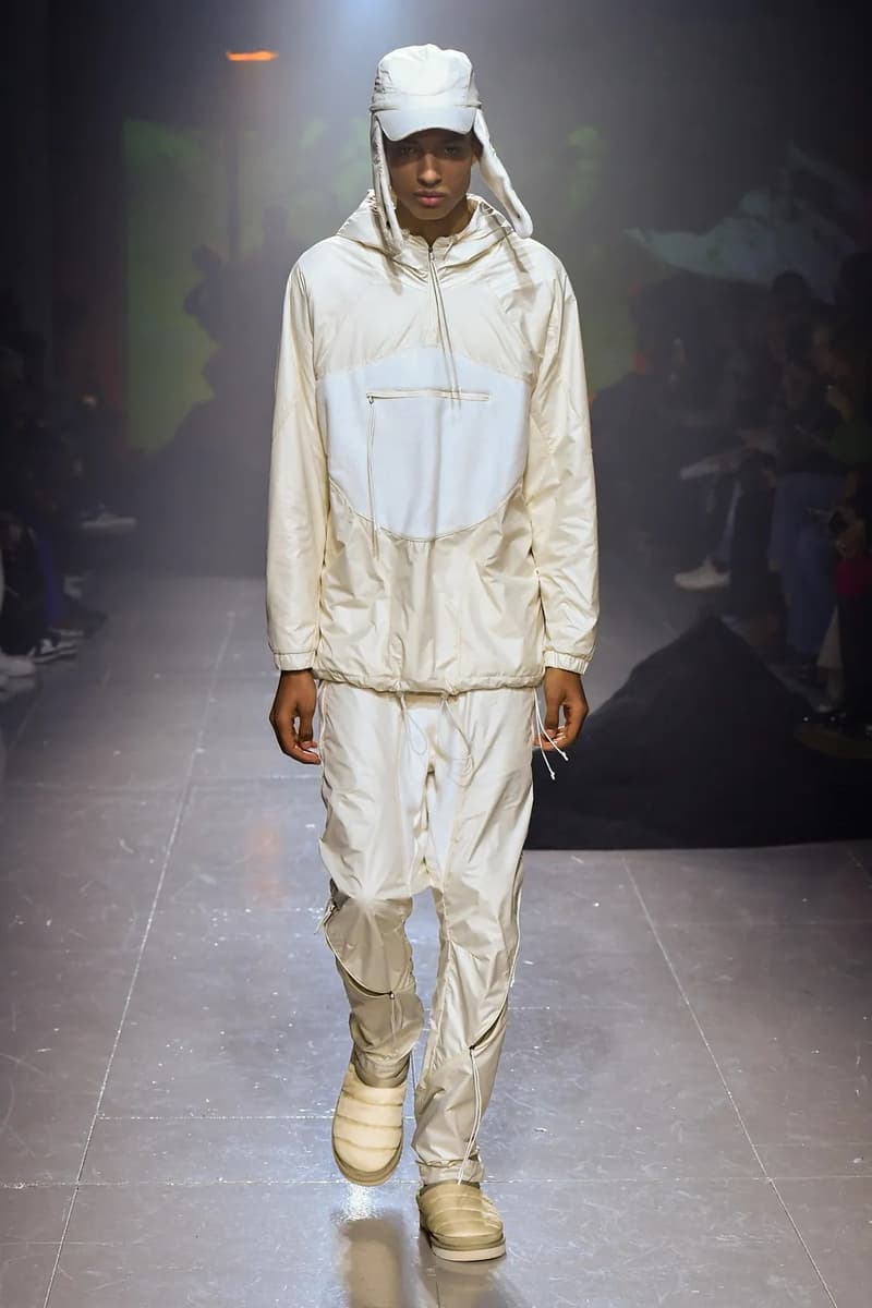 Saul Nash Fall Winter 2023 "Juxtaposition" Runway Show Collection Mens Sportswear Streetwear London Fashion Week FW23 