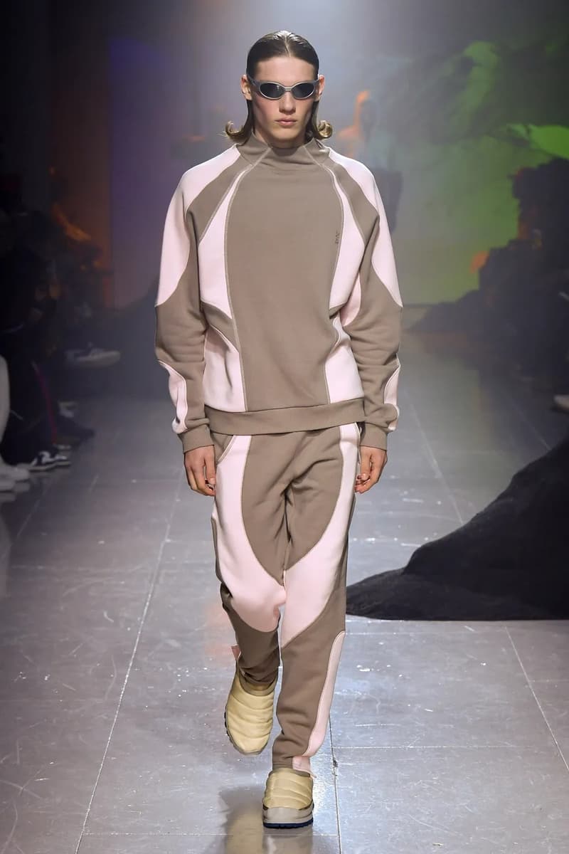 Saul Nash Fall Winter 2023 "Juxtaposition" Runway Show Collection Mens Sportswear Streetwear London Fashion Week FW23 