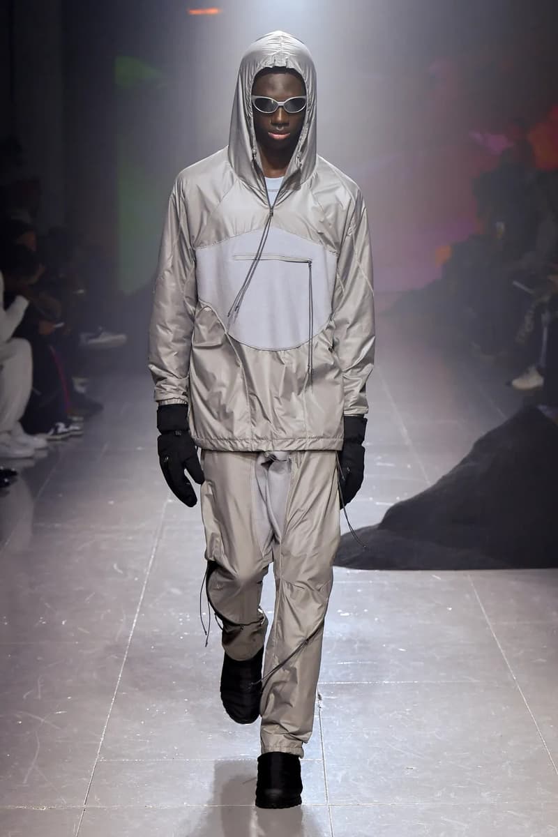 Saul Nash Fall Winter 2023 "Juxtaposition" Runway Show Collection Mens Sportswear Streetwear London Fashion Week FW23 