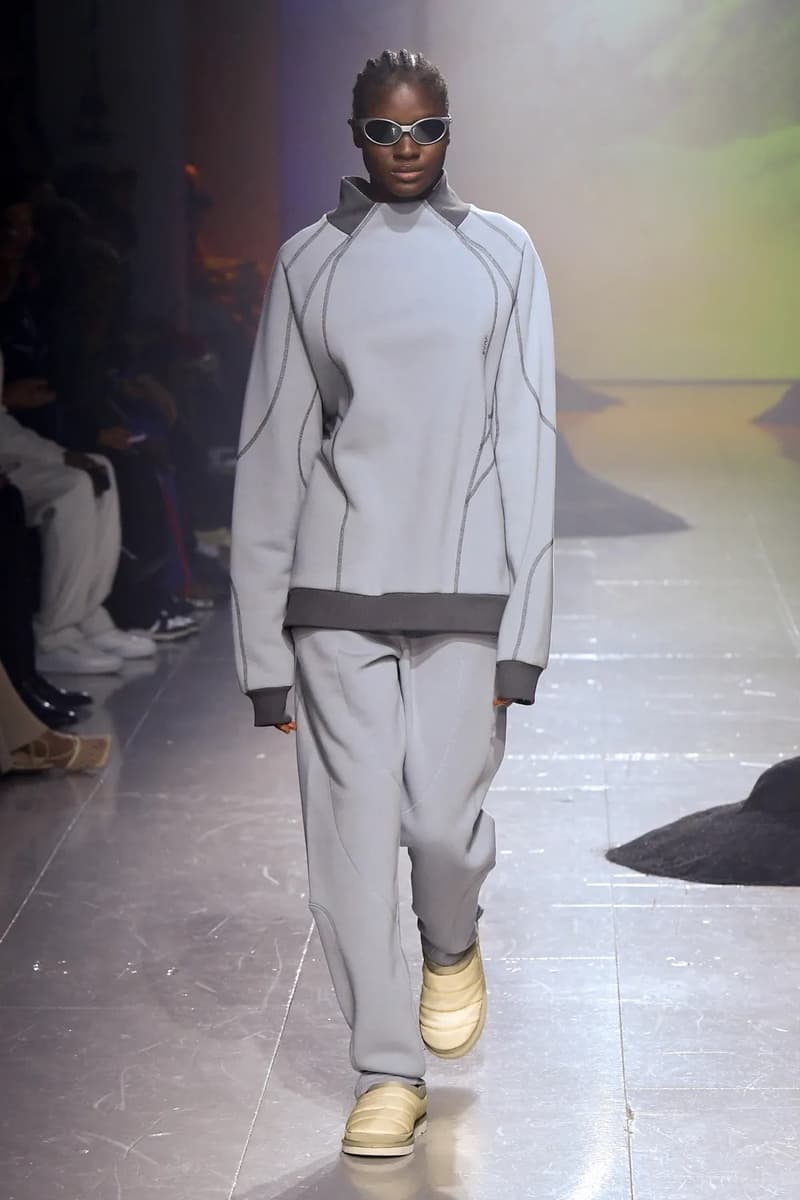 Saul Nash Fall Winter 2023 "Juxtaposition" Runway Show Collection Mens Sportswear Streetwear London Fashion Week FW23 