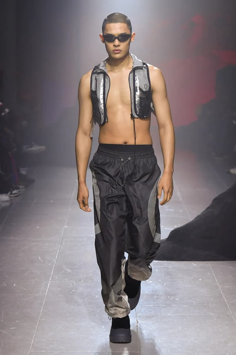 Saul Nash Fall Winter 2023 "Juxtaposition" Runway Show Collection Mens Sportswear Streetwear London Fashion Week FW23 