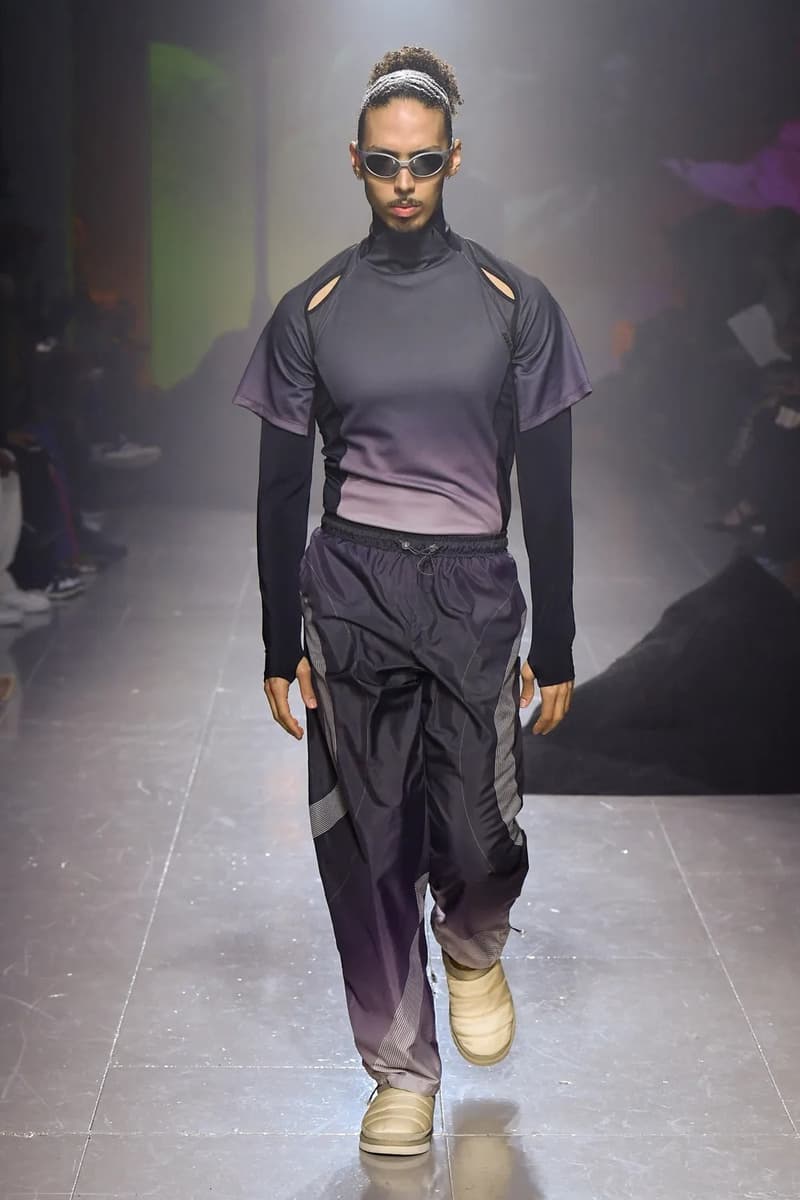 Saul Nash Fall Winter 2023 "Juxtaposition" Runway Show Collection Mens Sportswear Streetwear London Fashion Week FW23 