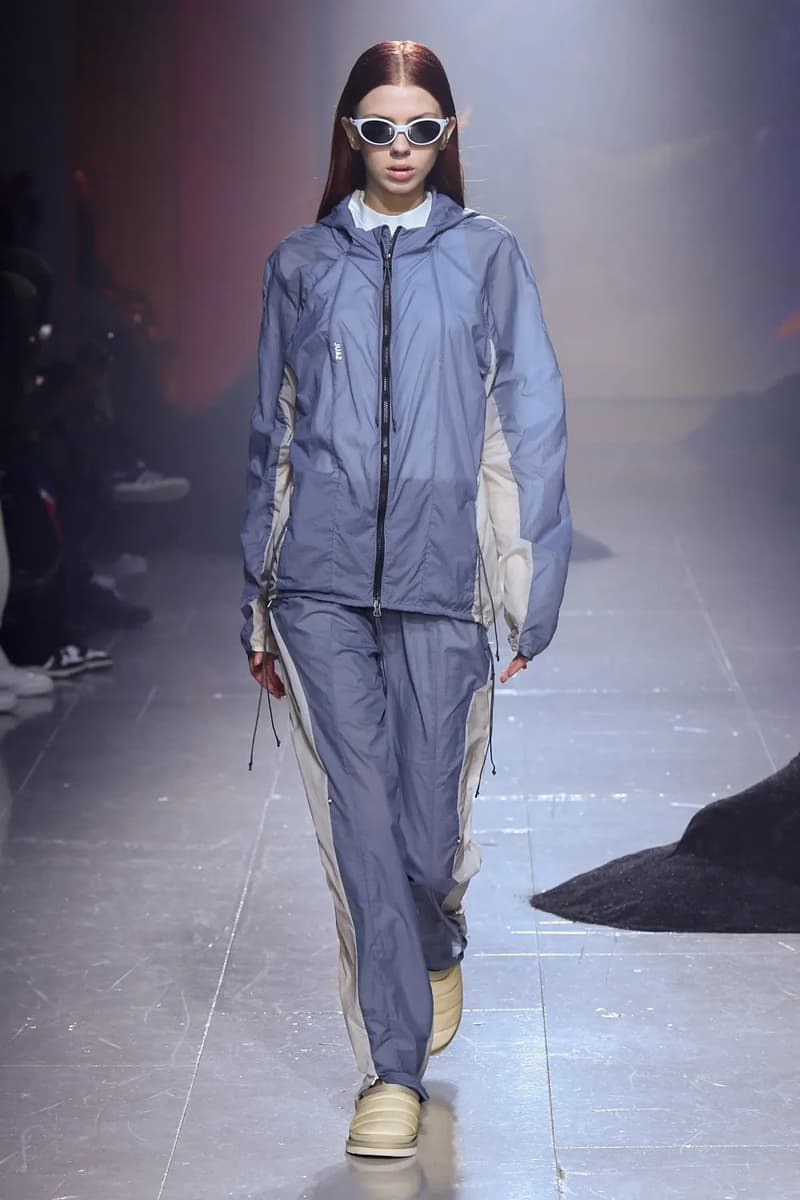 Saul Nash Fall Winter 2023 "Juxtaposition" Runway Show Collection Mens Sportswear Streetwear London Fashion Week FW23 