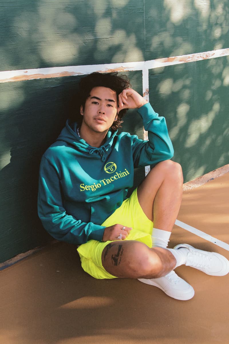 Sergio Tacchini SS23 Takes Angus Cloud and Nico Hiraga to the Tennis Court