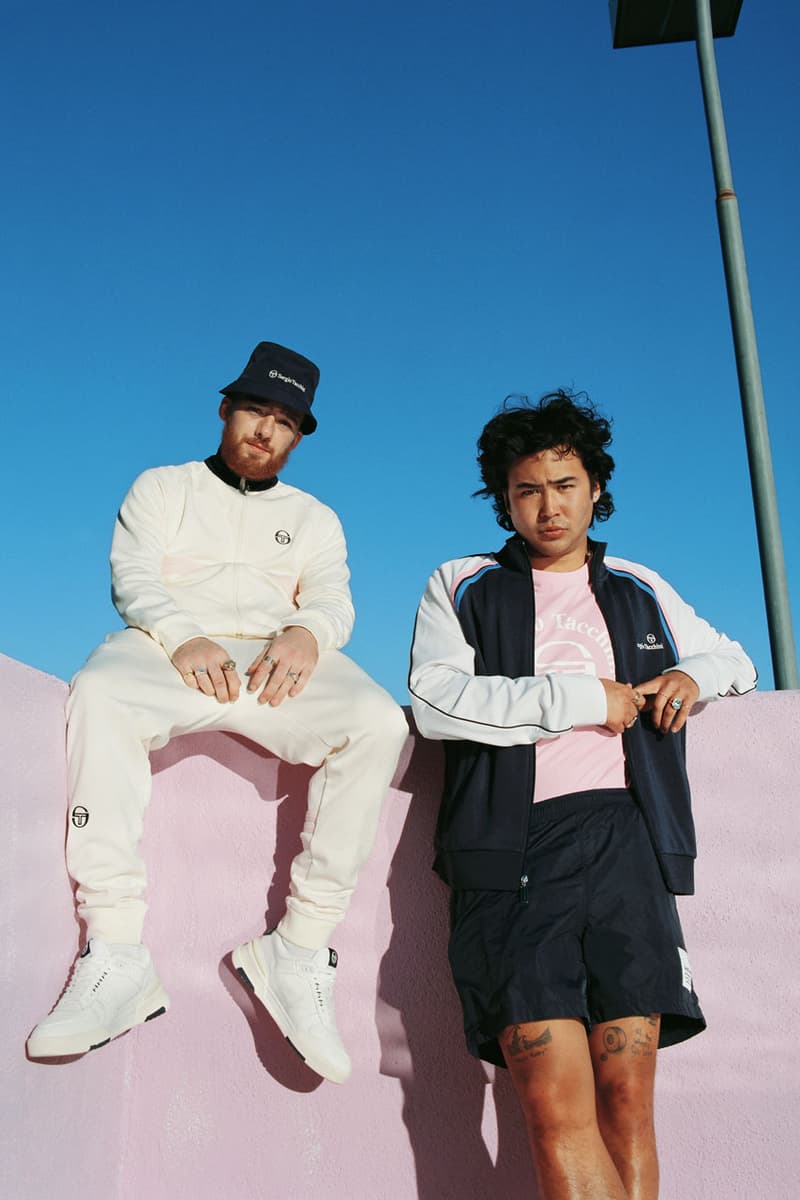 Sergio Tacchini SS23 Takes Angus Cloud and Nico Hiraga to the Tennis Court