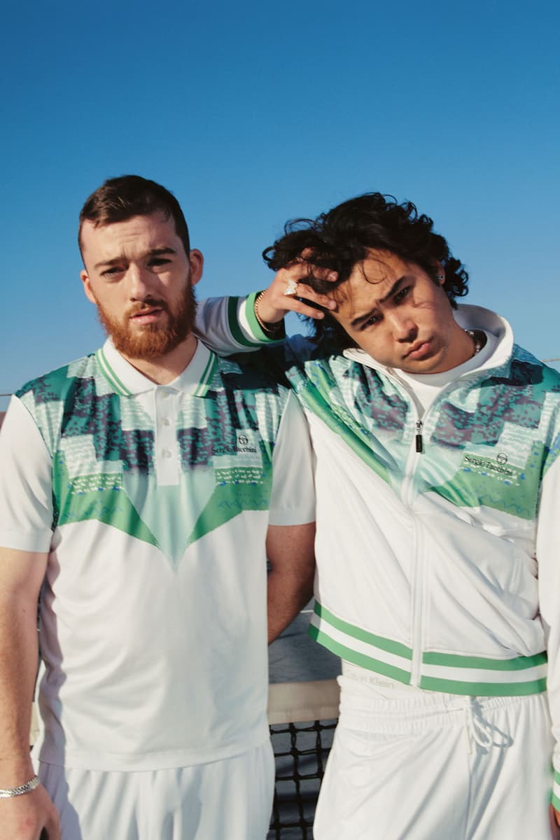 Sergio Tacchini SS23 Takes Angus Cloud and Nico Hiraga to the Tennis Court