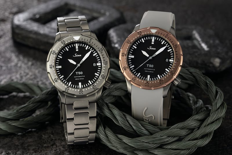 Sinn Unveils Its T50 Flagship Novelty Titanium Diver Watch