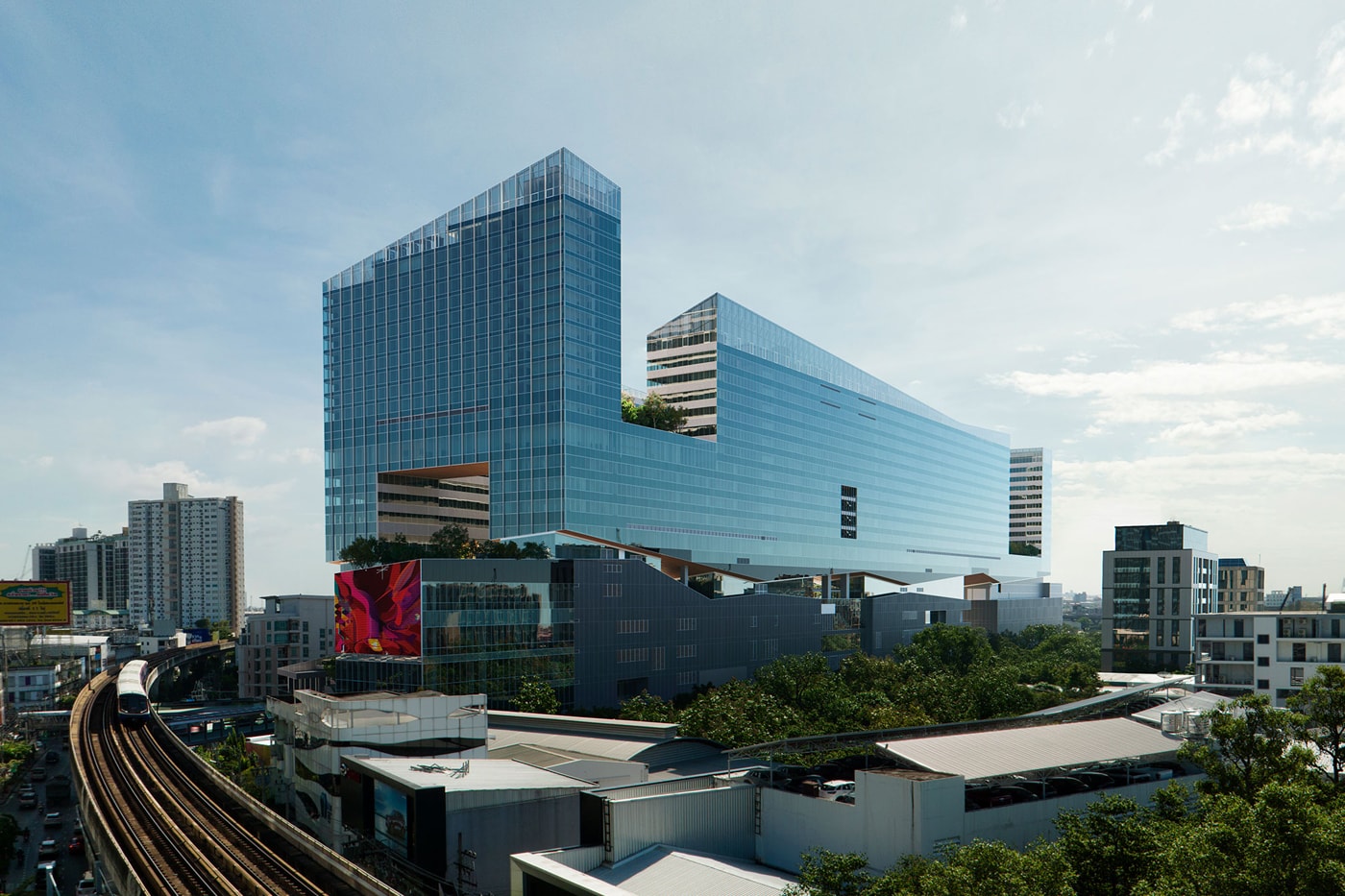 Snohetta Innovation hub urban garden reimagining bangkok Cloud 11 south sukhumvit Bangkok cybertech district greenery 