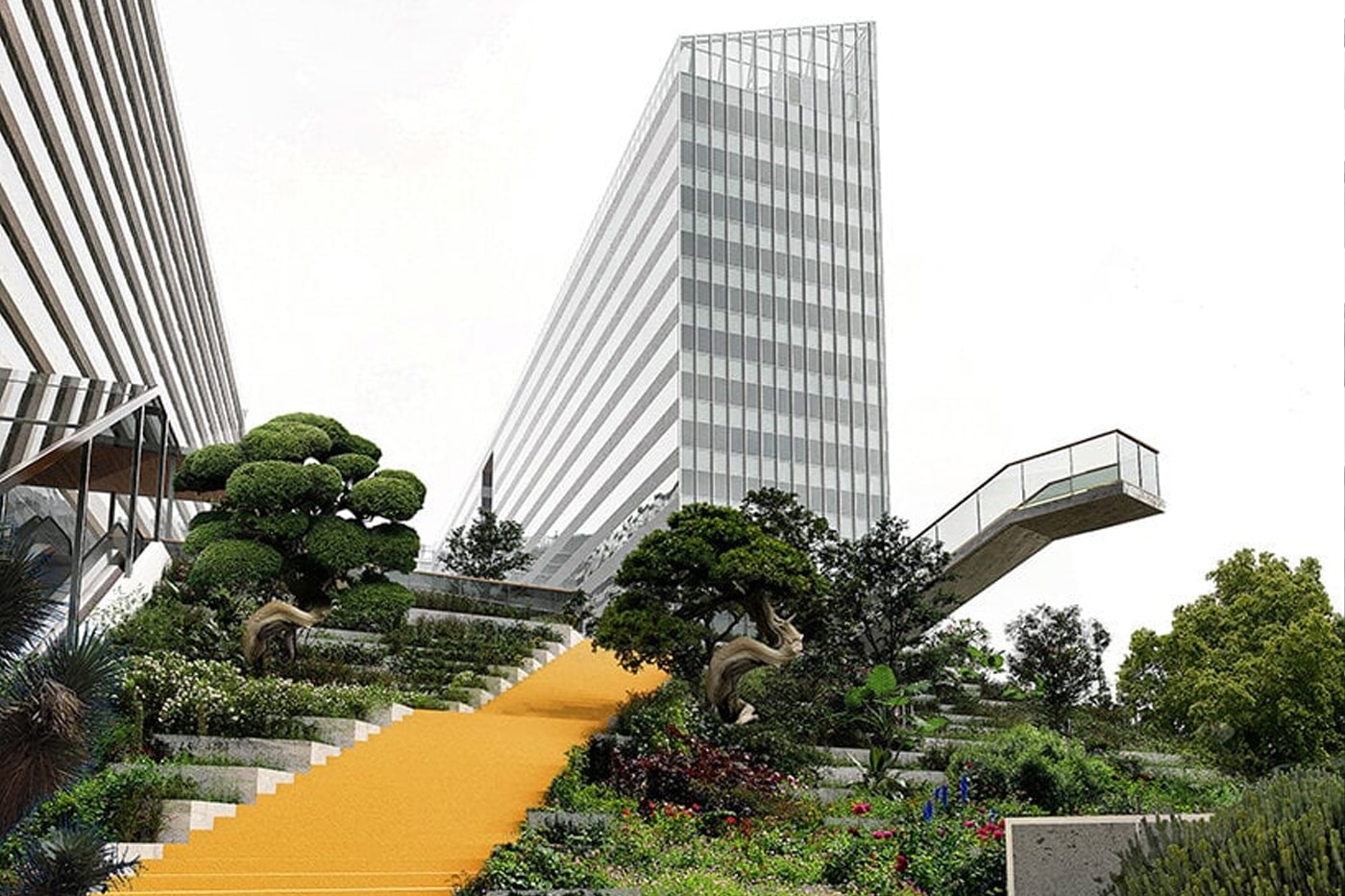 Snohetta Innovation hub urban garden reimagining bangkok Cloud 11 south sukhumvit Bangkok cybertech district greenery 