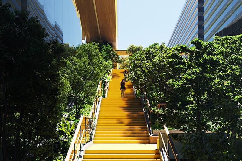 Snohetta Innovation hub urban garden reimagining bangkok Cloud 11 south sukhumvit Bangkok cybertech district greenery 