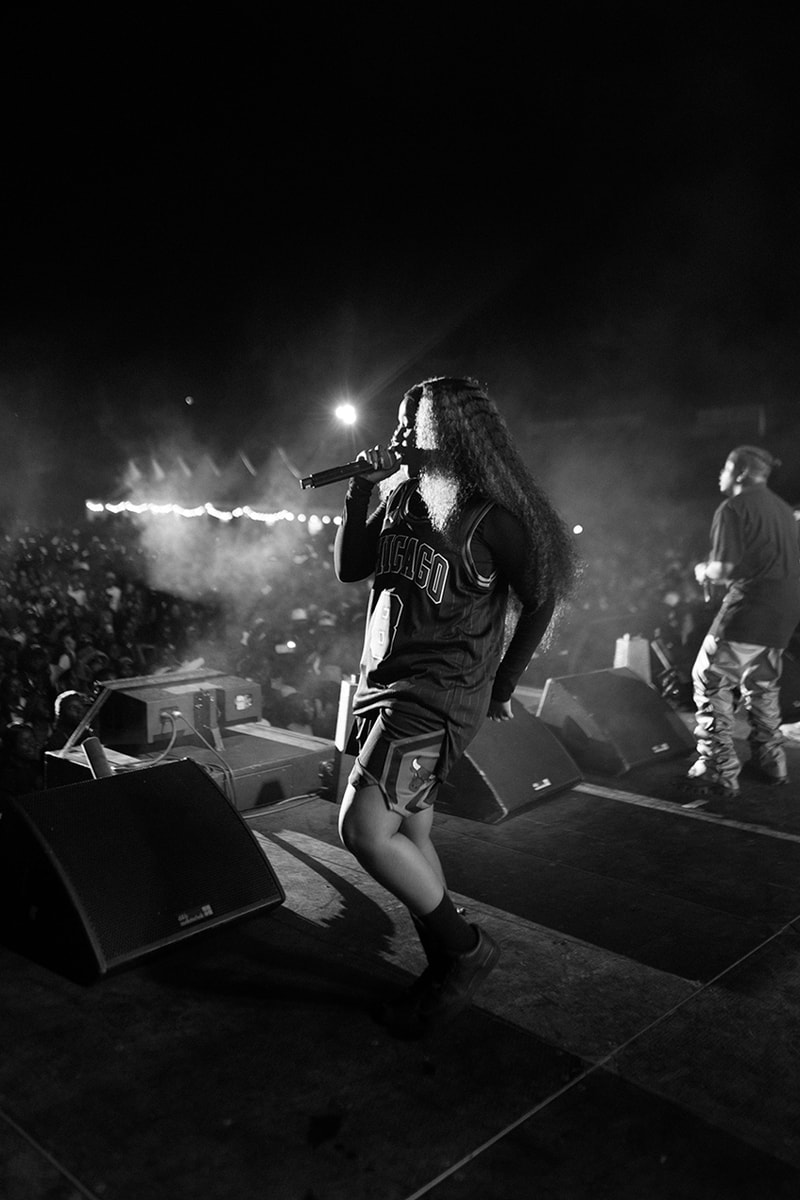 spotify south africa hip-hop cottonfest mzansi raps playlist installation in black and white billboards 