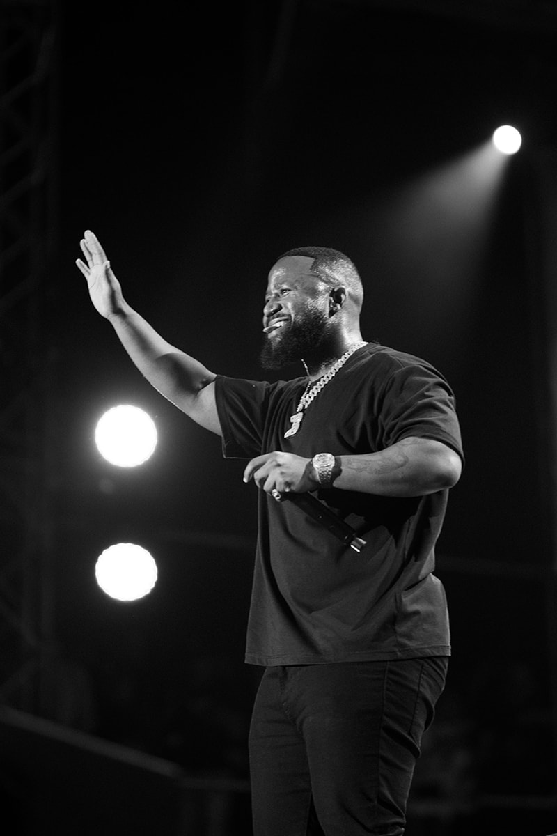 spotify south africa hip-hop cottonfest mzansi raps playlist installation in black and white billboards 