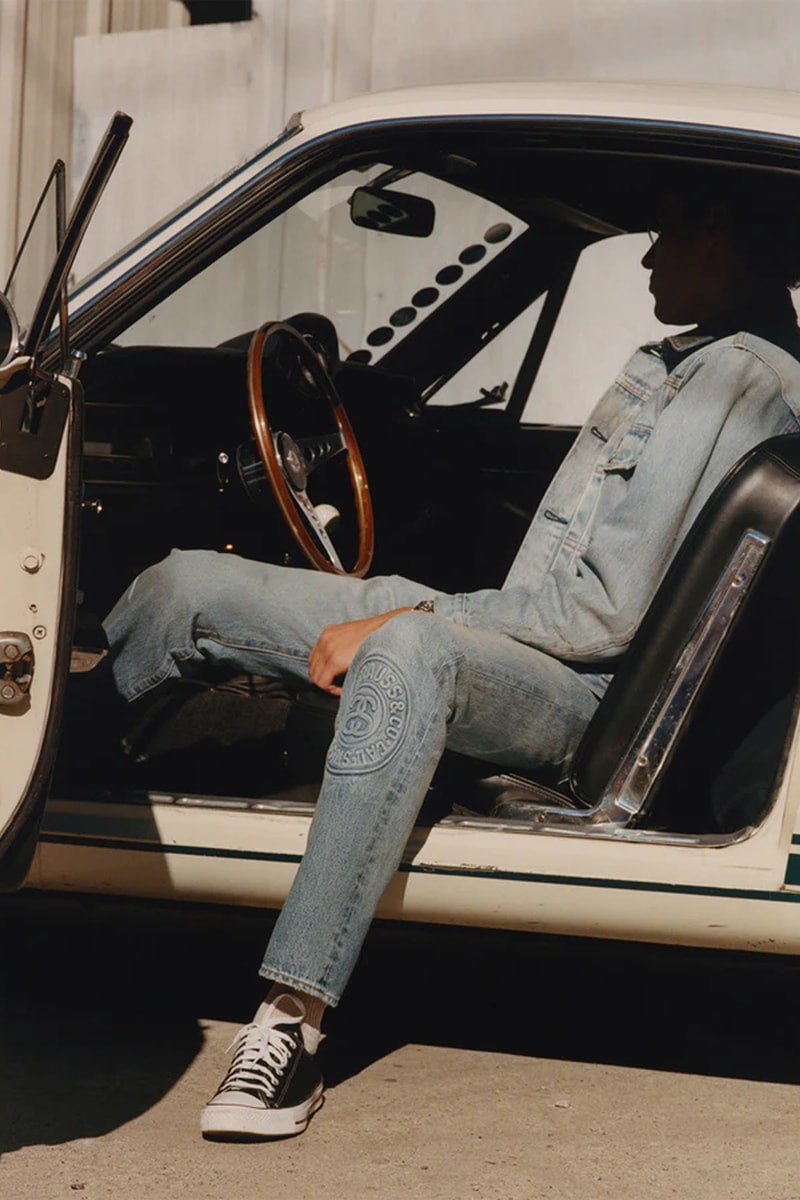 Closer Look at Upcoming Stüssy x Levi's Denim Collaboration capsule frank lebon jeans jacket 