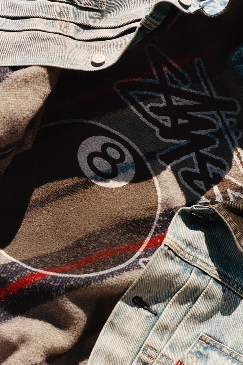 Closer Look at Upcoming Stüssy x Levi's Denim Collaboration capsule frank lebon jeans jacket 