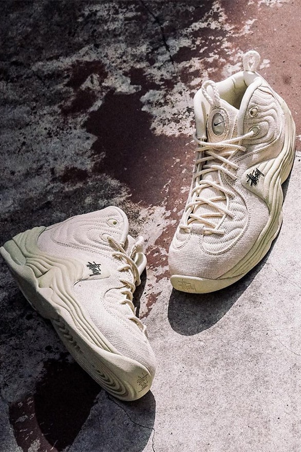 Stüssy Nike Air Penny 2 Fossil Release Information details colorway collaboration footwear sneakers hype