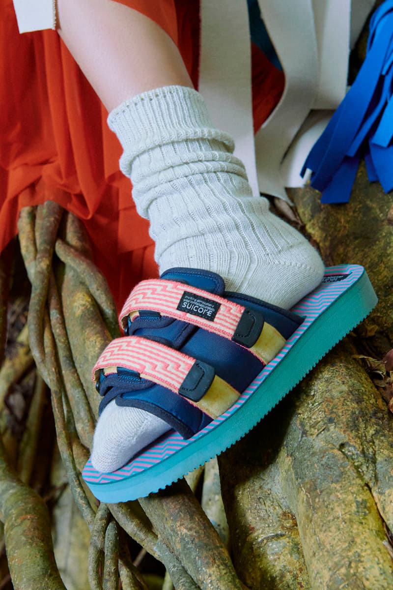 Suicoke's SS23 Sandals Experiment With Color, Print and Textiles