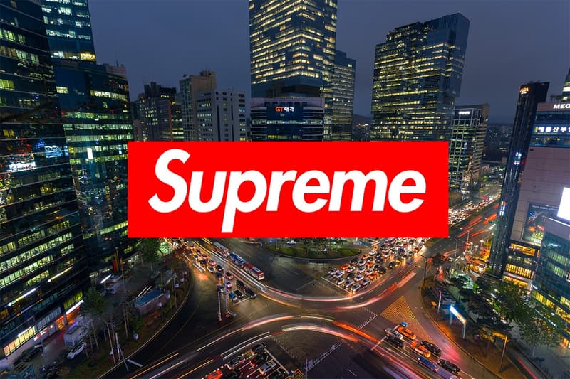 Supreme Gangnam Seoul South Korea Store Opening Rumor Info