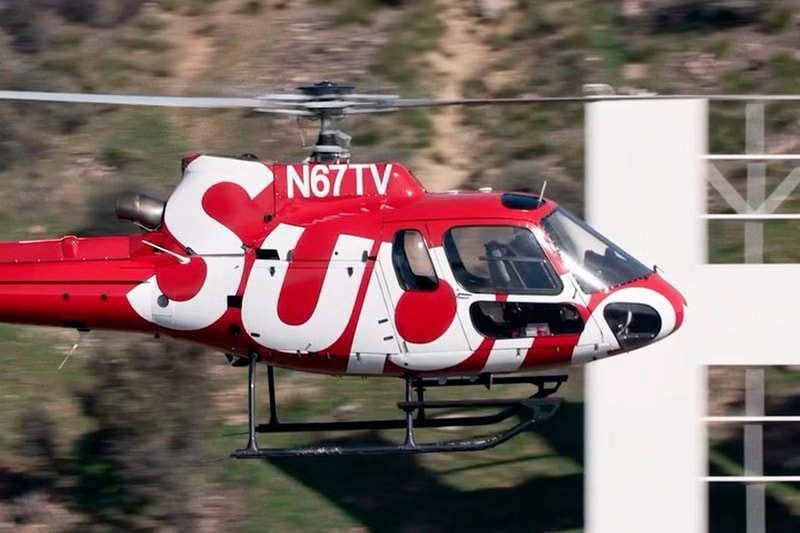 Supreme West Hollywood Store Helicopter Teaser Video Info Date 