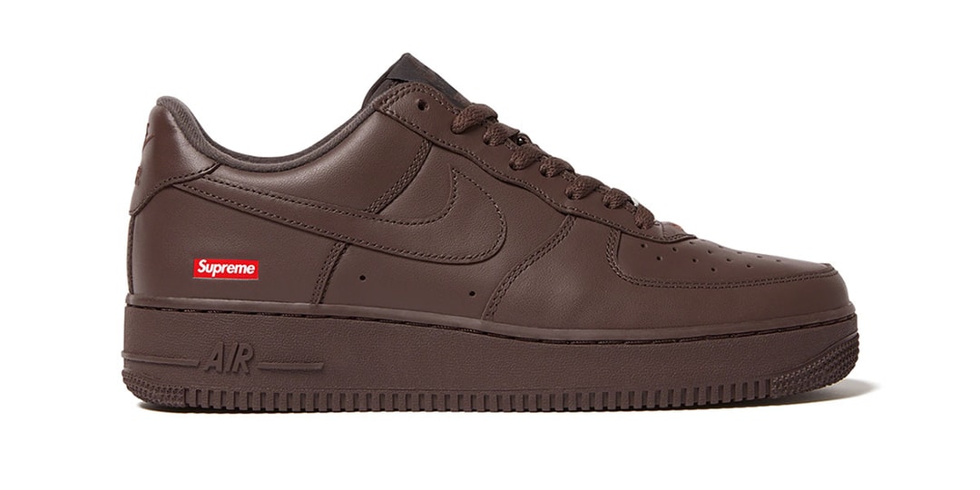 Supreme's Nike Air Force 1 Low "Baroque Brown" Rumored to Release This Week
