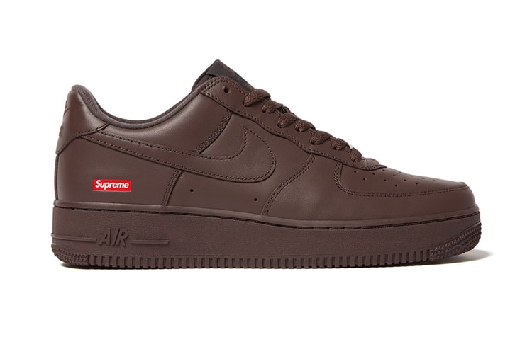 Supreme's Nike Air Force 1 Low "Baroque Brown" Rumored to Release This Week