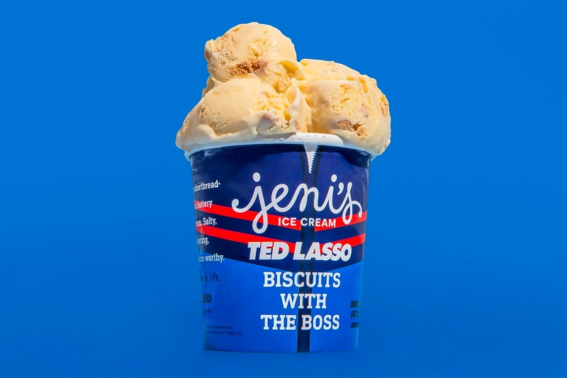 Ted Lasso Jeni's Splendid Ice Cream Release Info Biscuits with the Boss Taste Review