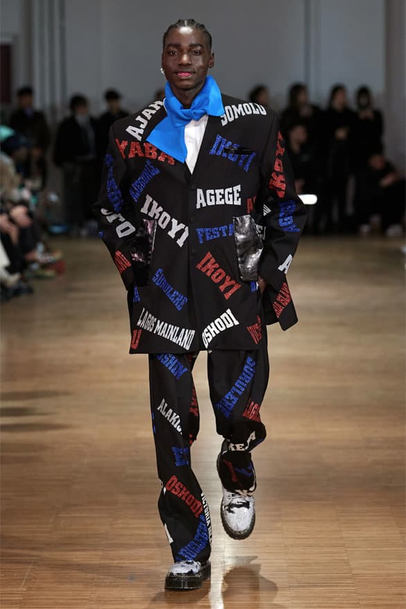 Tokyo James Fall Winter 2023 Milan Fashion Week mfw fw23 runway show menswear womenswear fashion Iniye Tokyo James