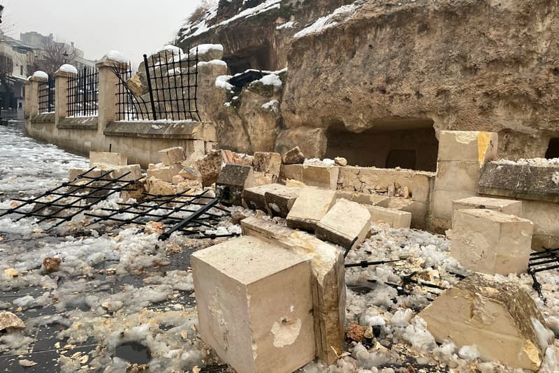 Gaziantep Castle Destroyed Turkey Syria Earthquake