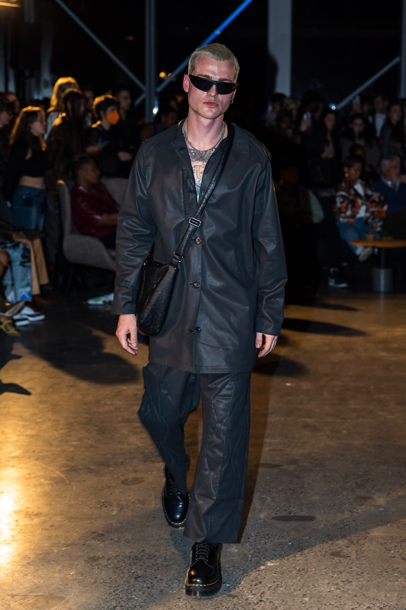 los angeles new york fashion week upcycle peder cho utopia.us tiktok sewing video puff vest woven bag finding happiness fall winter 23