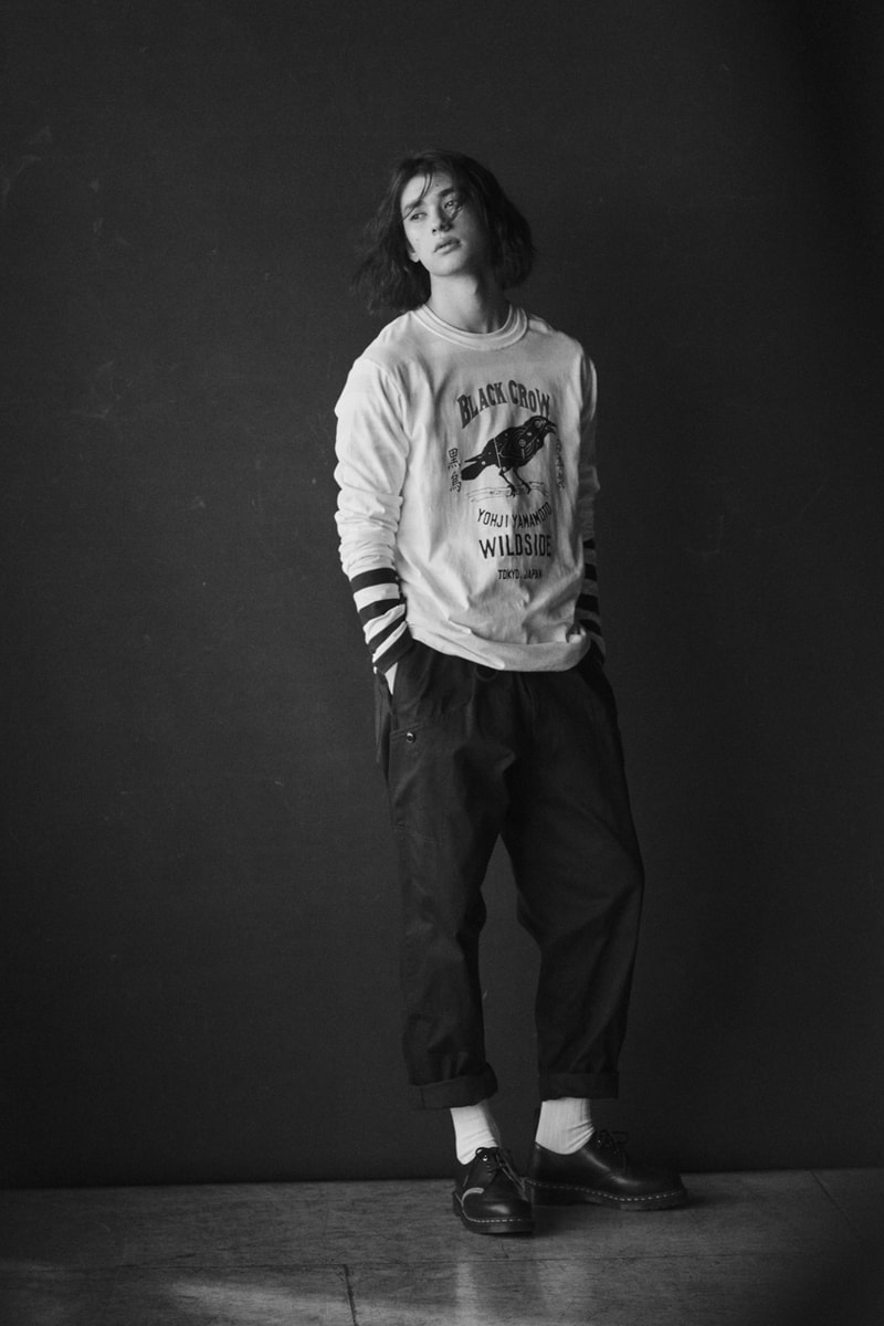 wildside yohji Yamamoto spring summer 2023 workwear vintage graphics chino denim japanese 