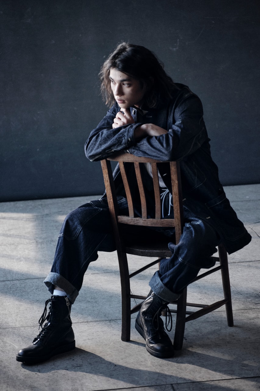 Wildside Yohji Yamamoto весна-лето 2023 рабочая одежда винтажная графика чинос джинсовая японская 