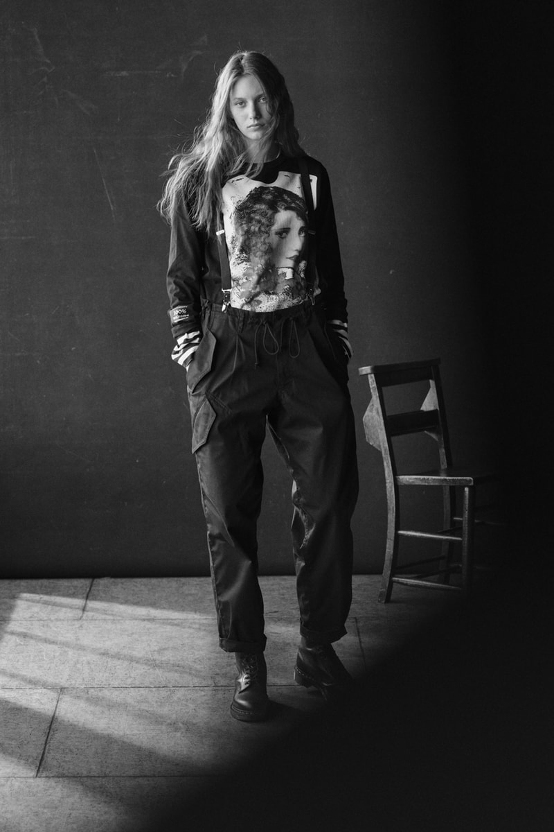 wildside yohji Yamamoto spring summer 2023 workwear vintage graphics chino denim japanese 