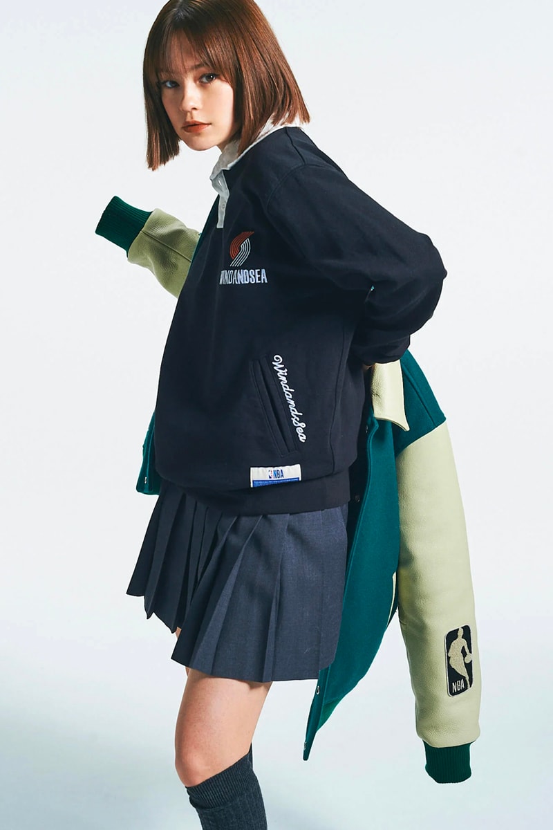 NBA WIND AND SEA collaboration 90s capsule collection celtics knicks bulls lakers blazers suns release info date prce 