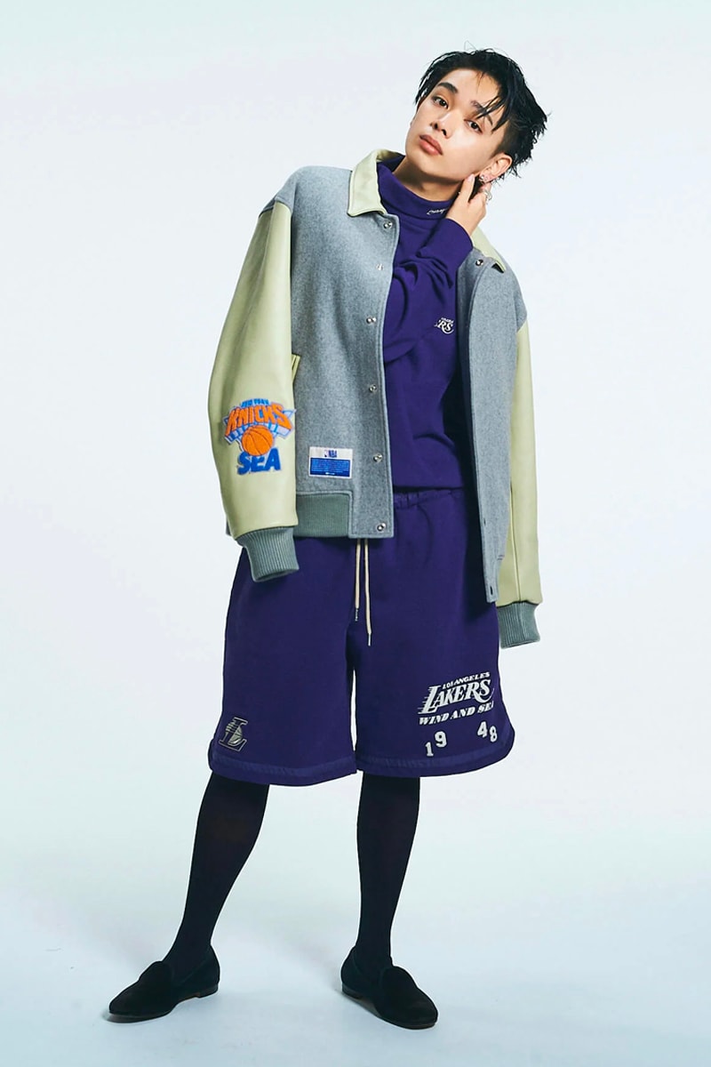NBA WIND AND SEA collaboration 90s capsule collection celtics knicks bulls lakers blazers suns release info date prce 