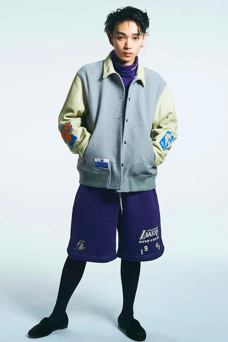 NBA WIND AND SEA collaboration 90s capsule collection celtics knicks bulls lakers blazers suns release info date prce 