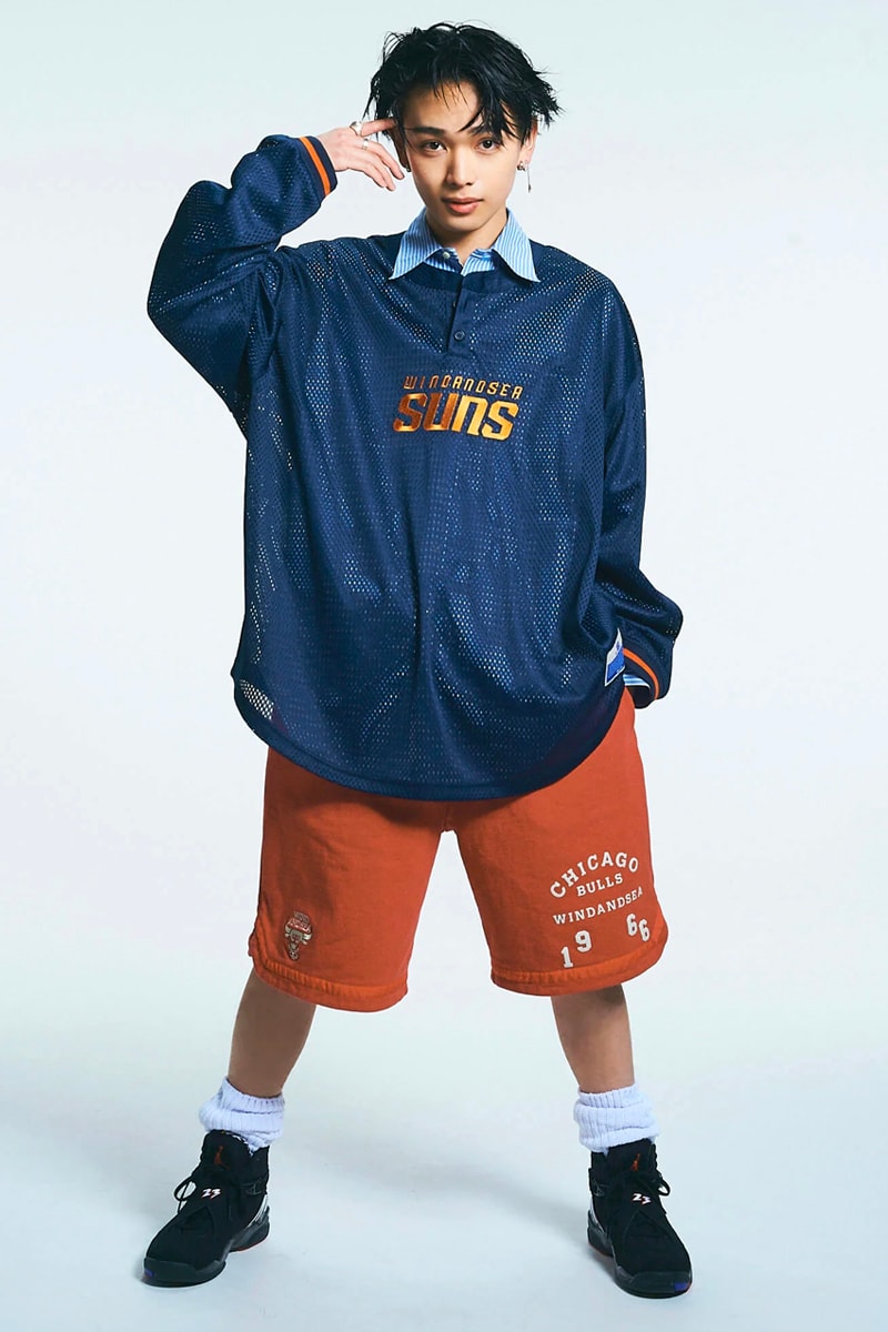 NBA WIND AND SEA collaboration 90s capsule collection celtics knicks bulls lakers blazers suns release info date prce 