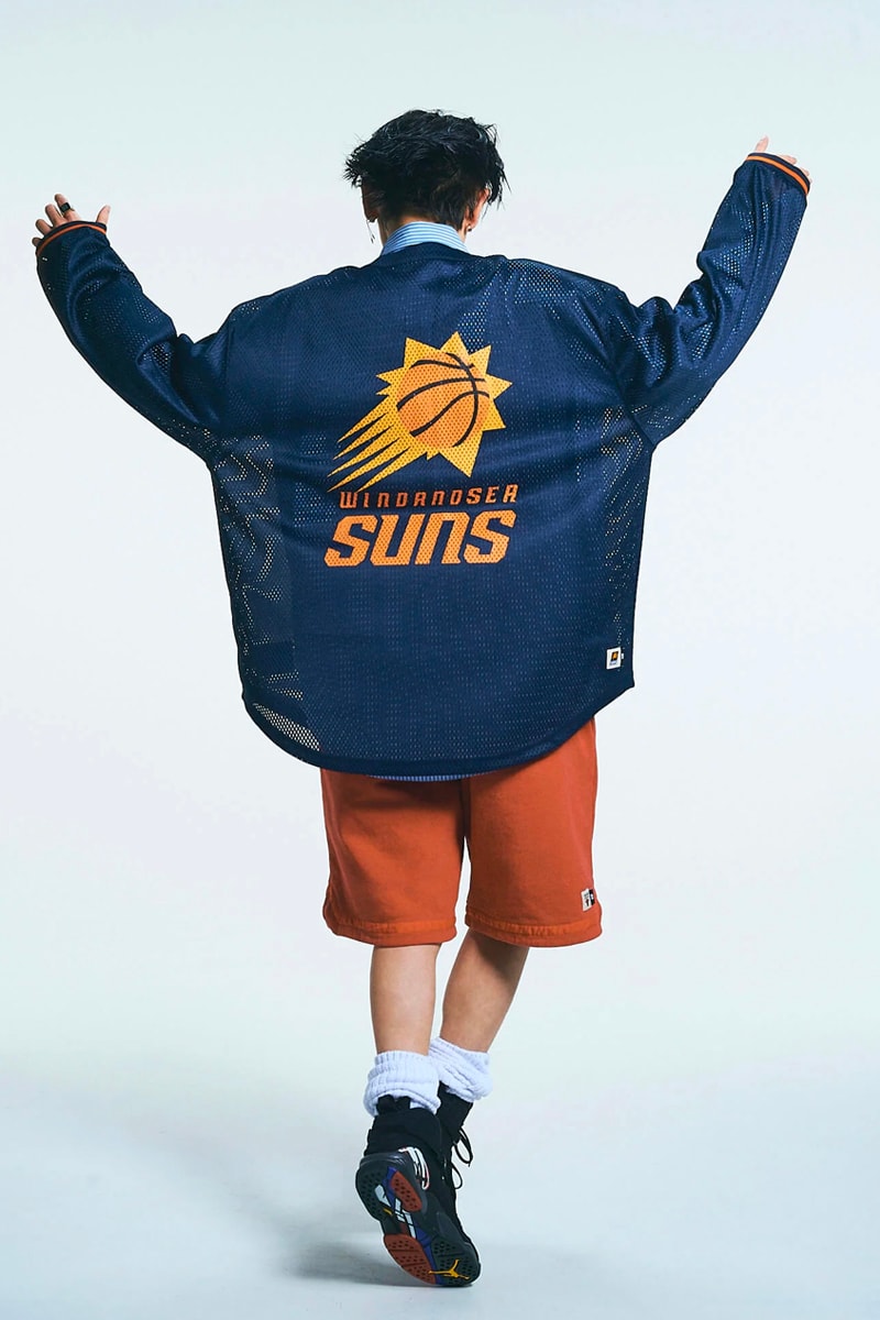NBA WIND AND SEA collaboration 90s capsule collection celtics knicks bulls lakers blazers suns release info date prce 