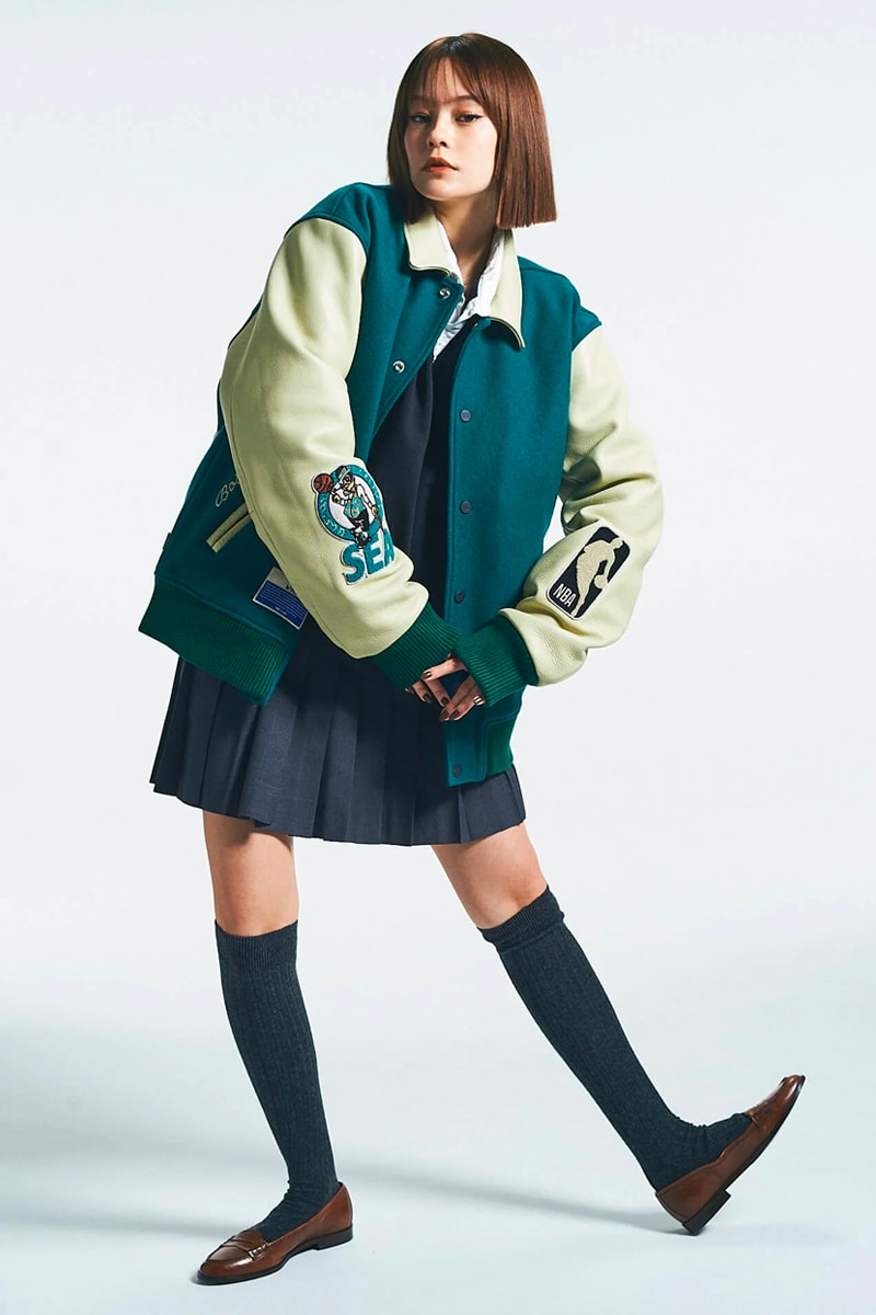 NBA WIND AND SEA collaboration 90s capsule collection celtics knicks bulls lakers blazers suns release info date prce 