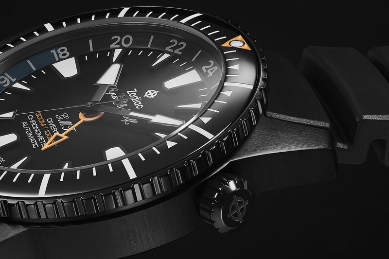 Zodiac Huckberry Left Hand Drive Pro Diver GMT