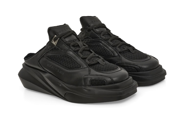 1017 ALYX 9SM Delivers a Duo of Monochromatic Mono Hiking Mules for SS23