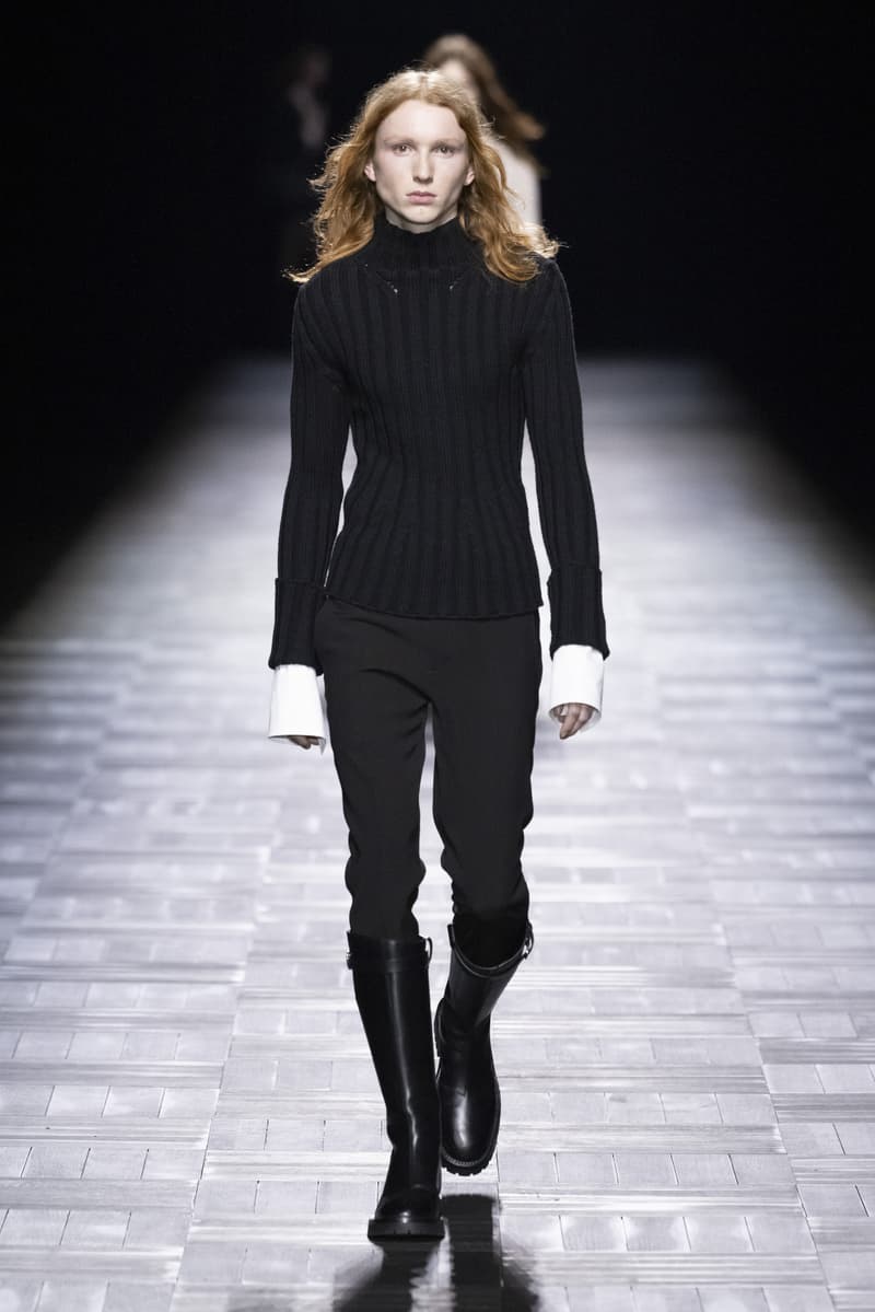 Ann Demeulemeester Fall Winter 2023 Paris Fashion Week fw23 pfw Ludovic de Saint Sernin debut collection runway show womenswear creative director menswear