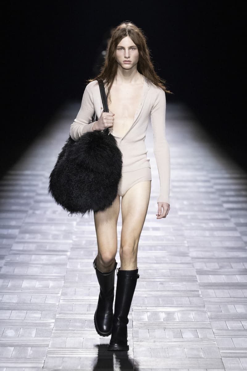 Ann Demeulemeester Fall Winter 2023 Paris Fashion Week fw23 pfw Ludovic de Saint Sernin debut collection runway show womenswear creative director menswear