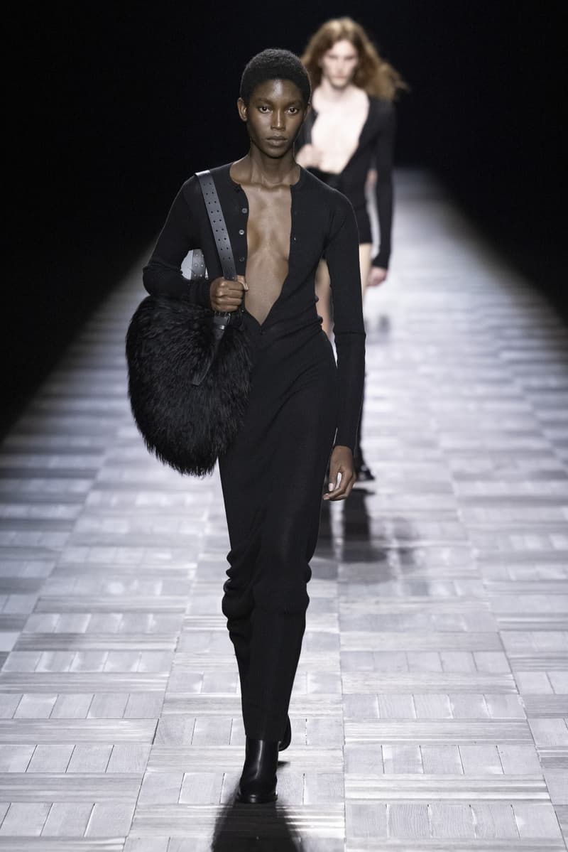 Ann Demeulemeester Fall Winter 2023 Paris Fashion Week fw23 pfw Ludovic de Saint Sernin debut collection runway show womenswear creative director menswear