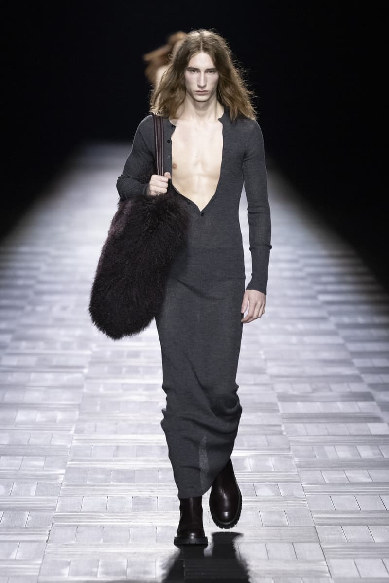 Ann Demeulemeester Fall Winter 2023 Paris Fashion Week fw23 pfw Ludovic de Saint Sernin debut collection runway show womenswear creative director menswear