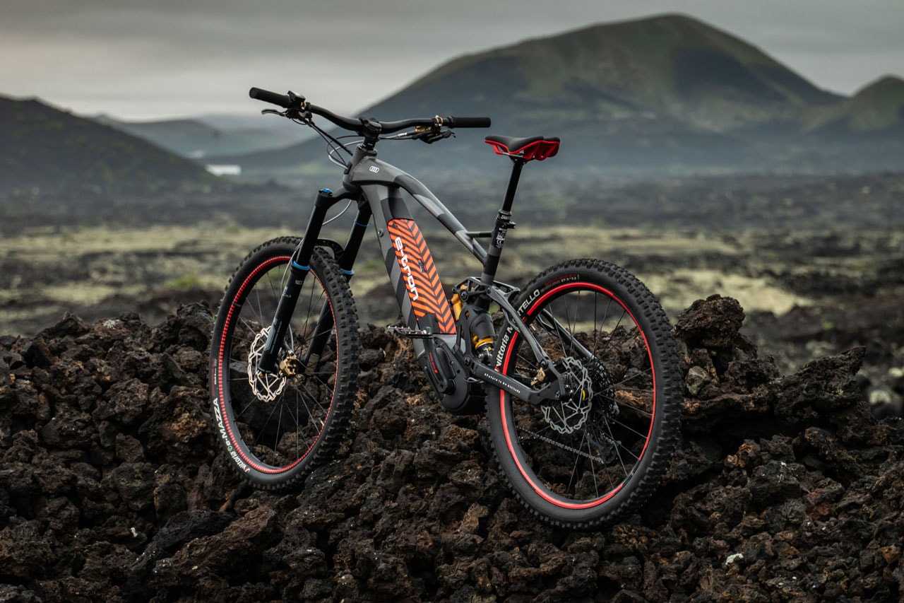 Audi Italian Motorcycle Manufacturer Fantic Electric Mountain Bike RS Q Dakar Racer Launch Sizes Modes Tires Off Road Preview