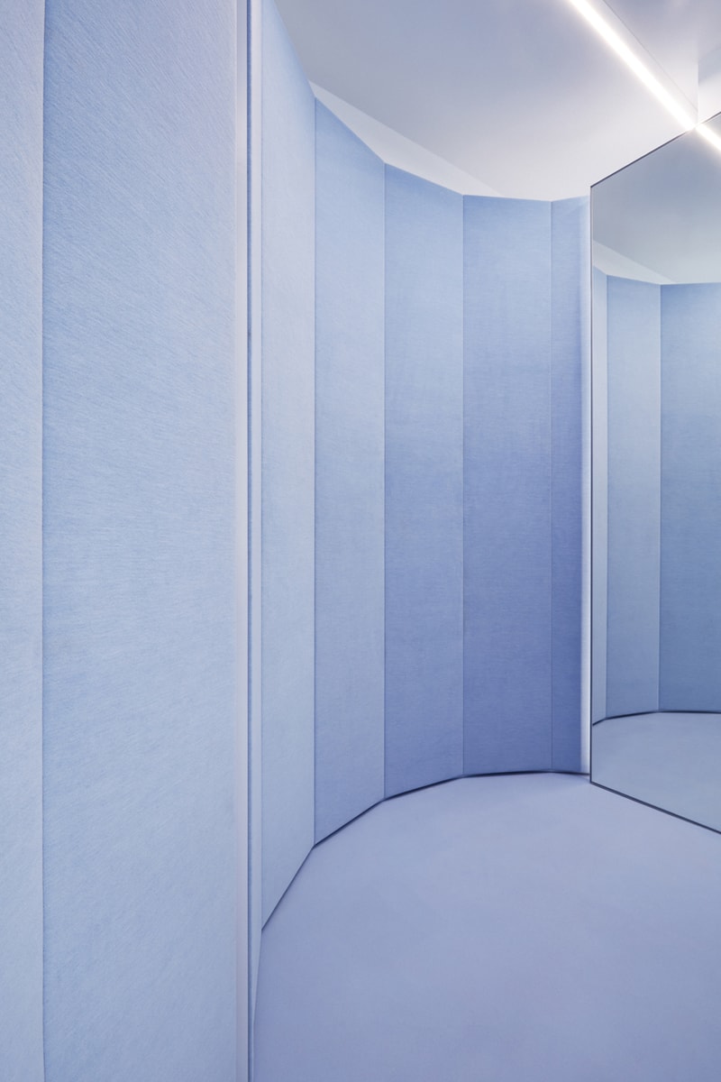 Filippa K Bathes New Amsterdam Store in Icy Blue Design