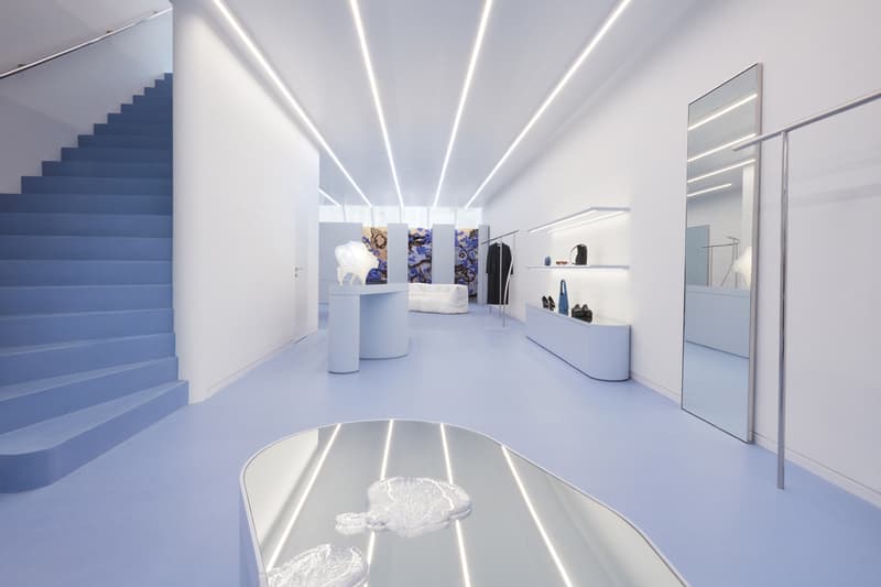 Filippa K Bathes New Amsterdam Store in Icy Blue Design