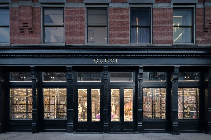 Gucci Two-Story Level Retail Location Store Boutique New York City Manhattan Announcement Meatpacking District Men's Women's Clothing Fragrances